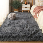 Tapis à poils longs – coloris gris argenté (Silver Grey)