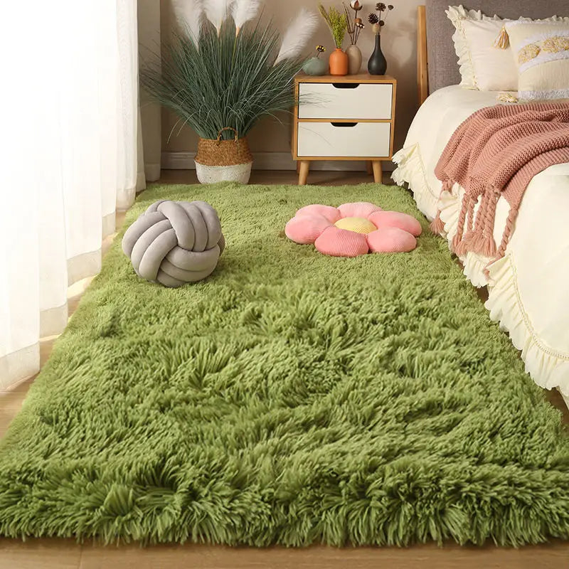 Tapis à poils longs – coloris vert (Grass green)