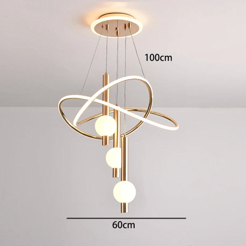Lustre suspension LED – ambiance salle à manger