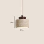Suspension Wabi-Sabi Pierre Naturelle – Lampe Pendante Design Japonais Minimaliste