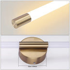 Applique murale LED dorée – couloir