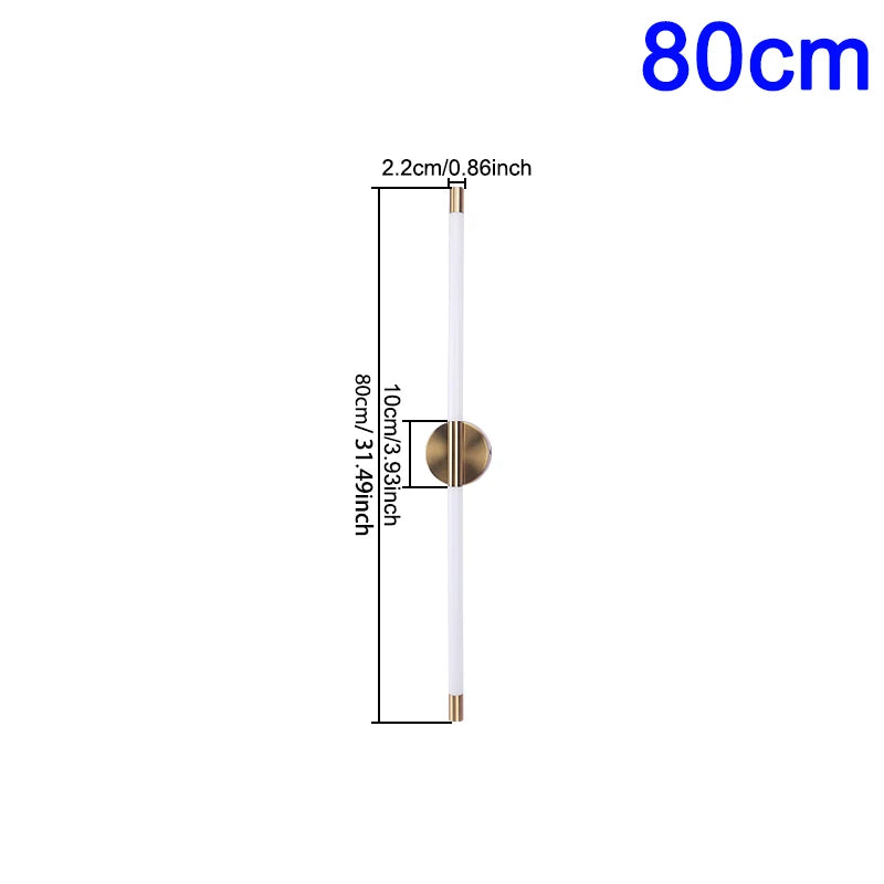 Applique murale LED 80cm – détail