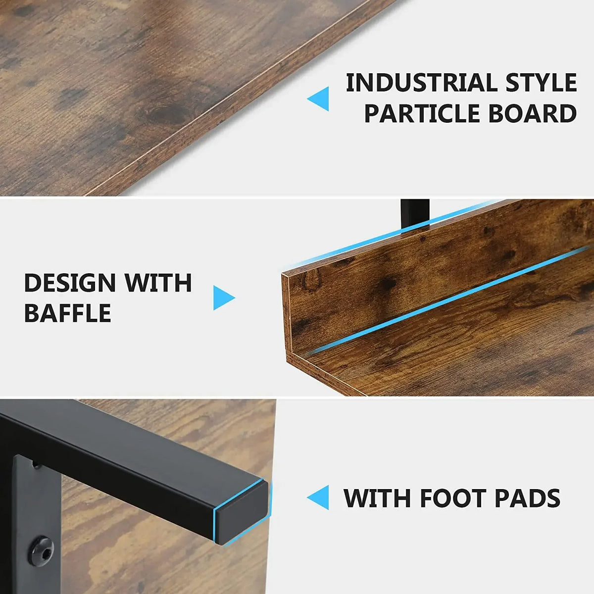 Étagère bibliothèque industrielle – rangement livres