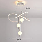 Lustre suspension LED – vue de côté