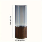Vase en verre rétro luxe simple – photo produit