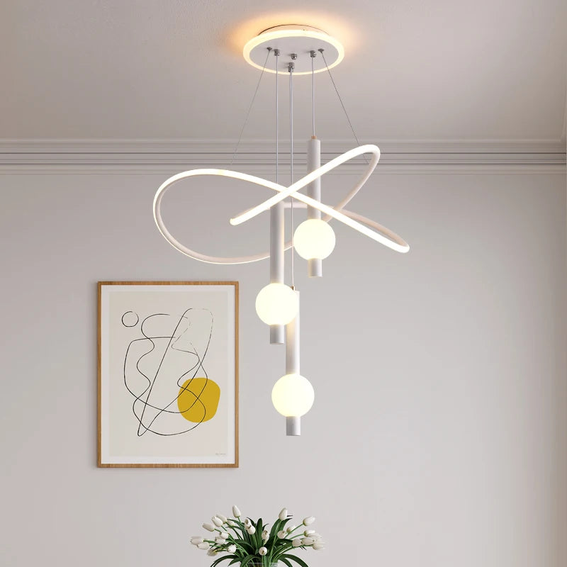 Lustre suspension LED – salon