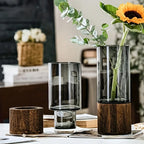 Vase en verre rétro – ambiance salon