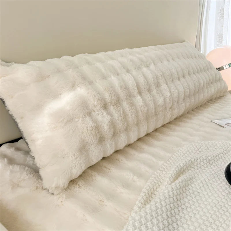 Taie d'oreiller longue en peluche – photo 1