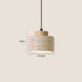 Suspension Wabi-Sabi Pierre Naturelle – Lampe Pendante Design Japonais Minimaliste