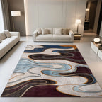 Tapis moderne à motifs entrelacés – coloris 7