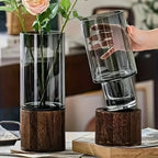 Vase en verre rétro – détail forme