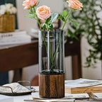 Vase en verre rétro luxe simple – vue d'ensemble