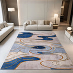 Tapis moderne à motifs entrelacés – coloris 1