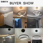Lustre LED design à anneaux – photo 6