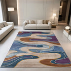 Tapis moderne à motifs entrelacés – coloris 2