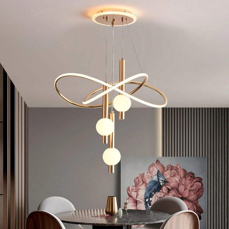 Lustre suspension LED moderne – vue d'ensemble