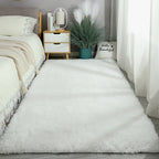 Tapis à poils longs – coloris blanc pur (Pure white)