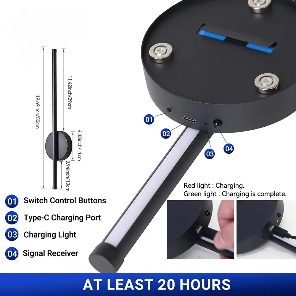 Applique murale LED rechargeable – photo 4