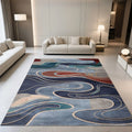 Tapis moderne à motifs entrelacés – coloris 8