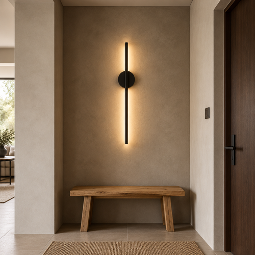 Applique LED Noire HD – Entrée