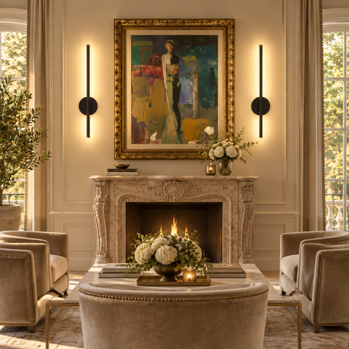 Applique murale LED – salon luxe tableau