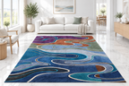 Tapis coloris 5 – sol blanc